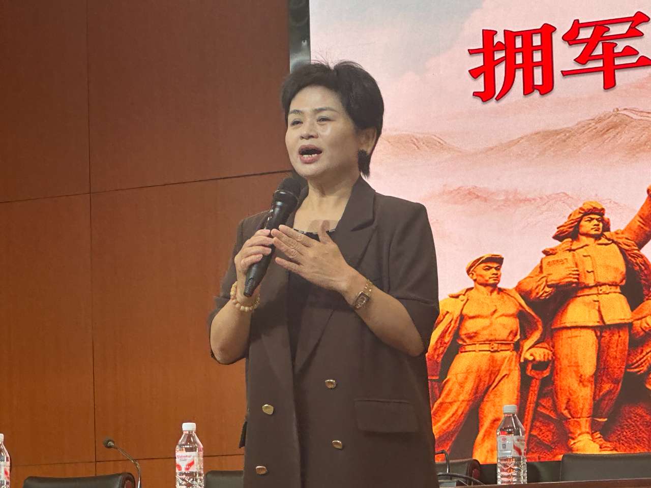 临沂市爱国拥军沂蒙行走进兰山区暨促进会拥军志愿服务团方城服务站揭牌仪式成功举行 第 8 张