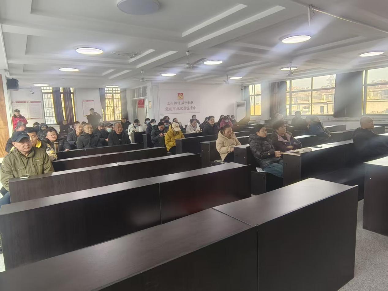 后十社区开展冬季防火安全消防培训 筑牢安全防线